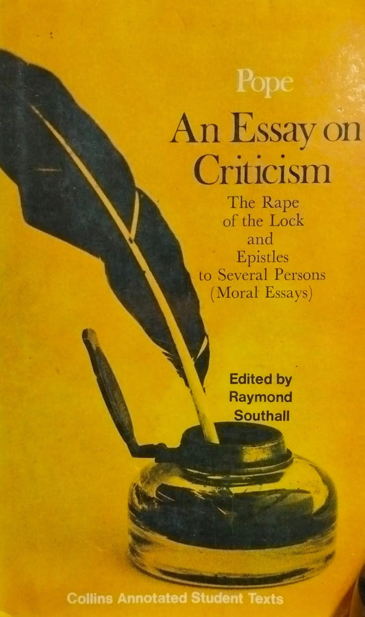 An essay on criticism