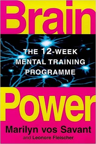Brain Power [rare books] by Marilyn Vos Savant