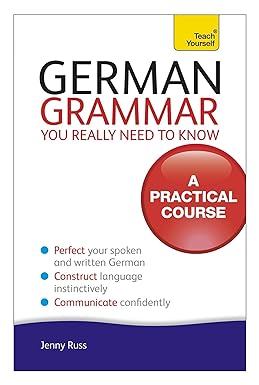 TEACH YOURSELF: German Grammer you really need to know (RARE BOOKS)