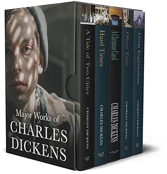 Major Works of Charles Dickens 5 Books Collection Boxed Set (Great Expectations, A Tale of Two Cities, A Christmas Carol, Hard Times & Oliver Twist) by CHARLES DICKENS |GREAT EXPECTATIONS [Premium Books]