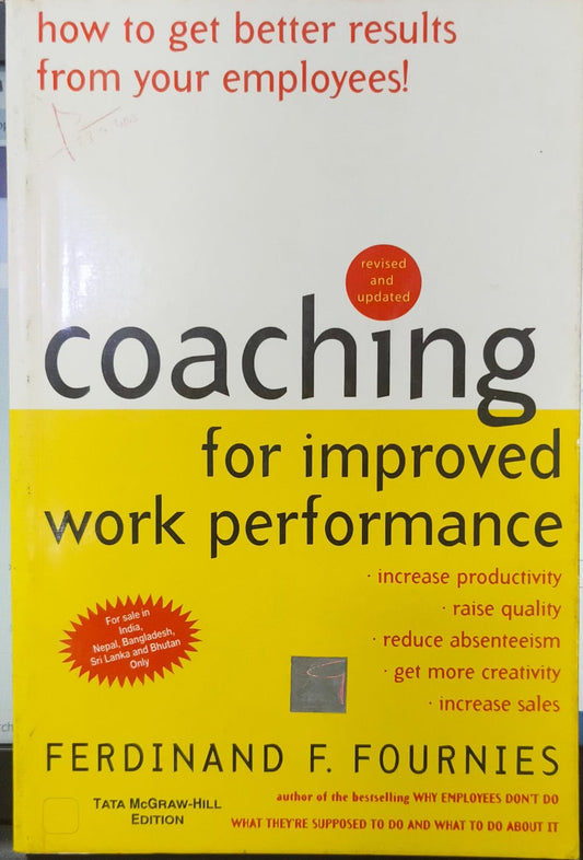 Coaching for Improved Work Performance [Rare books]