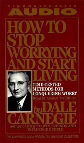 How to stop worrying and start living book [hardcover] [rare books]