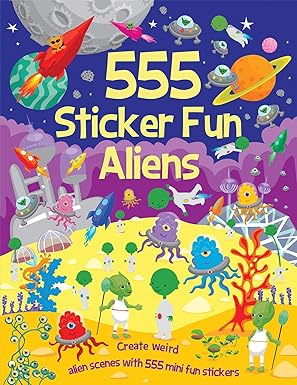 555 Aliens (555 Sticker Books)