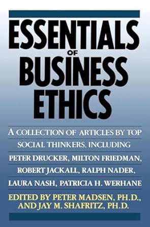 Essentials of Business Ethics [Rare books]