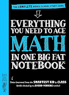 Everything you need to ace math in one big fat notebook