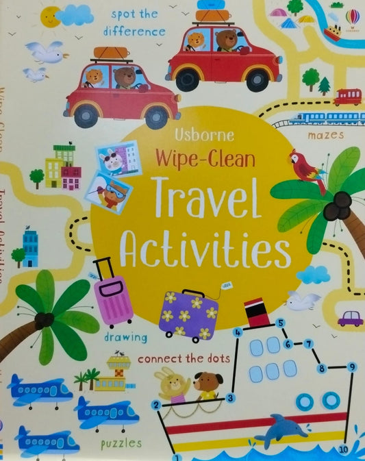 Wipe-clean travel activities