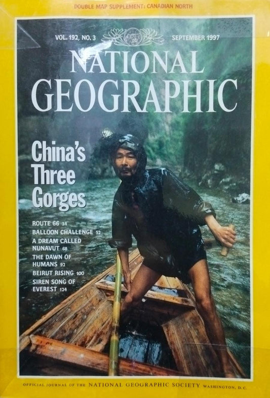 China's Three Gorges [national geographic][rare books][september 1997]