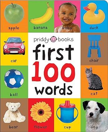 First 100 Words:priddy baby ; Soft to Touch (Soft to Touch Board Book) Hardcover