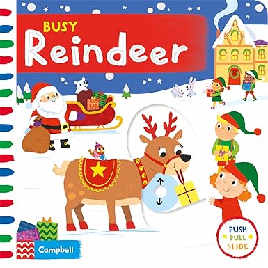 Busy Reindeer [Board book] [Hardcover]