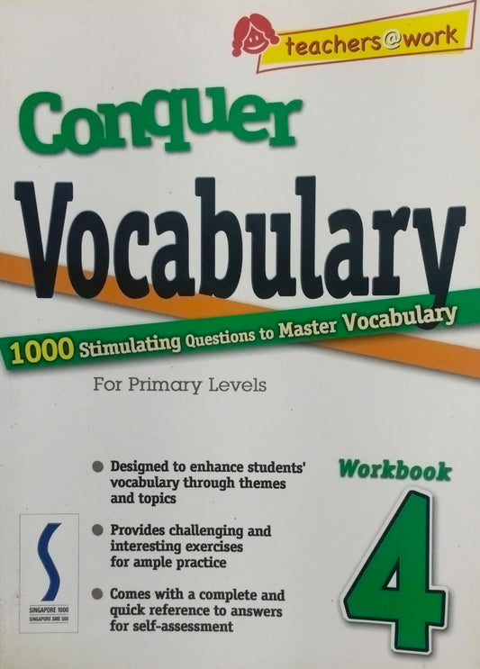 Sap conquer vocabulary for primary levels 4 [workbook]