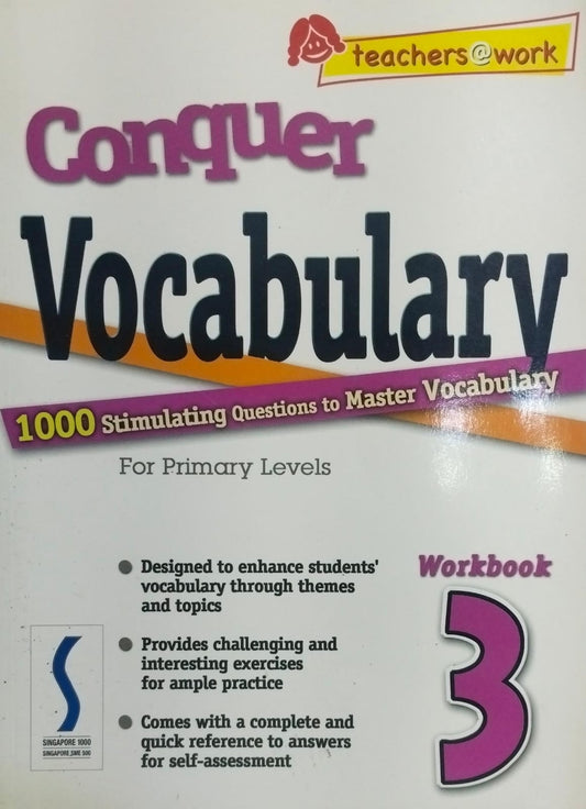 Sap conquer vocabulary for primary level 3 [workbook]