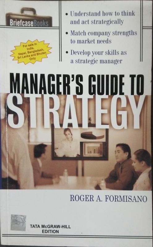 Manager S Guide To Strategy