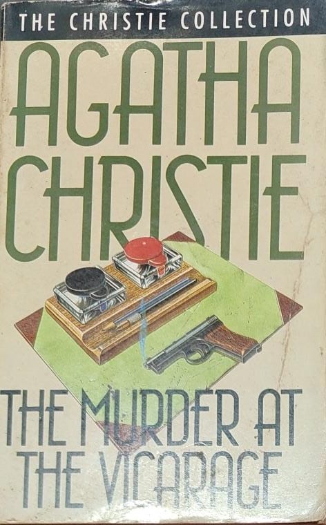 The Murder at the Vicarage by Agatha Christie [Old Edition] [Same cover] [rare books]