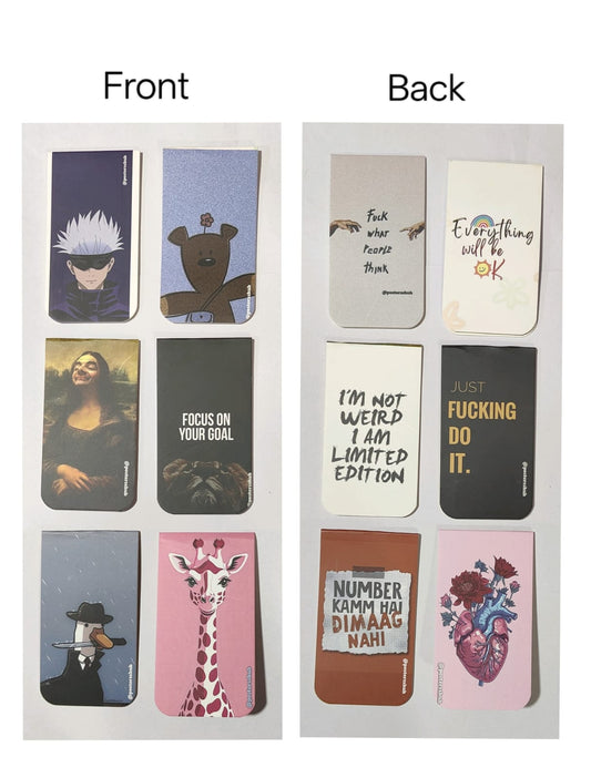 Magnetic Bookmarks (M) Set of 6