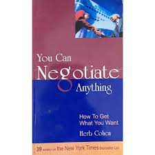 You Can Negotiate Anything