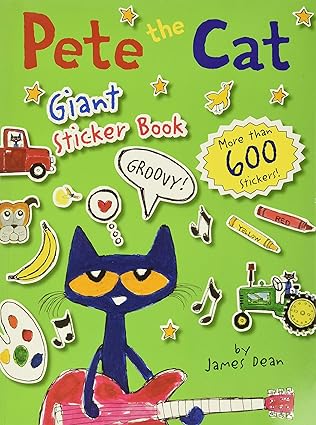 Pete the Cat Giant Sticker Book by James Dean [Premium Books]