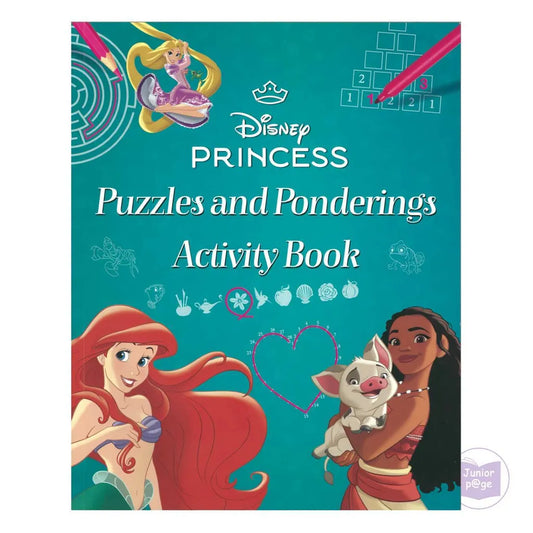 Disney Princess : Puzzles and Ponderings Activity Book by Parragon Books [Premium Books]