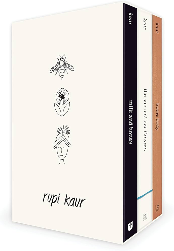 Rupi Kaur Trilogy Boxed Set: milk and honey, the sun and her flowers, and home body [Premium Books]