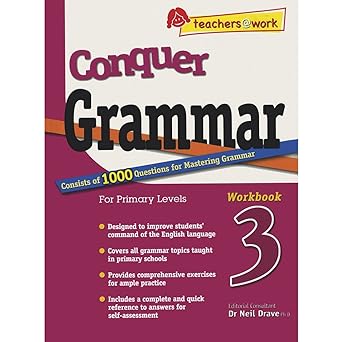 Sap conquer grammar for primary levels 3 [workbook]