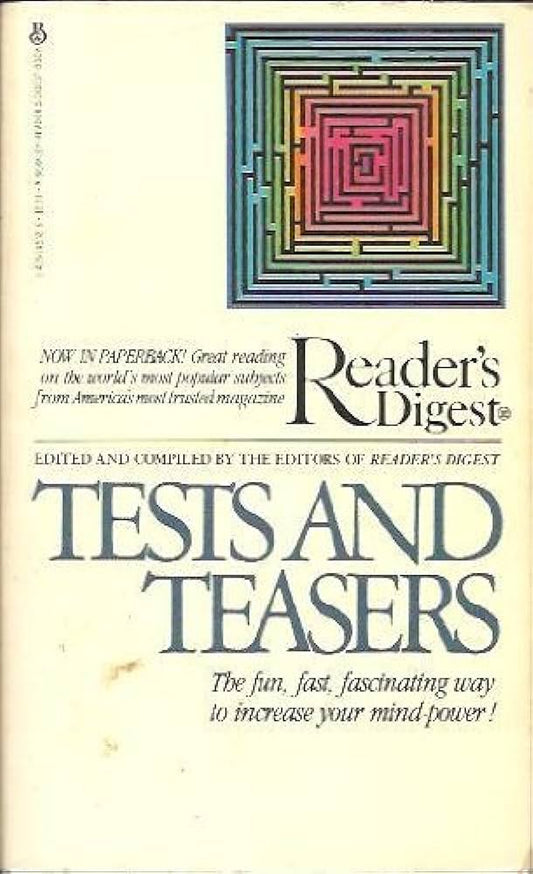 Tests And Teasers [Rare books]