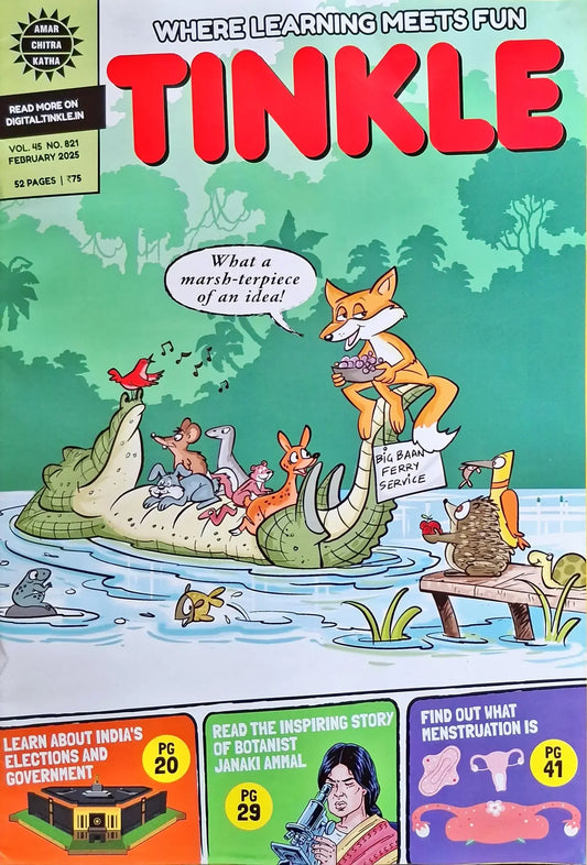 Tinkle Vol 45 No 821 [February 2025] [Amar Chitra Katha]