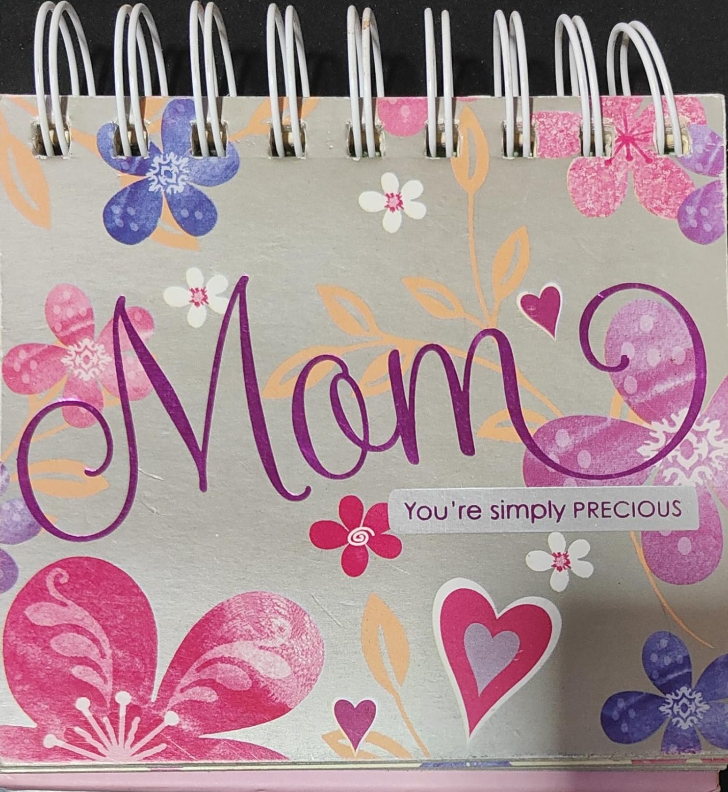 Mom, You're simply PRECIOUS" [spiral-bound book] [Gift Book] [Rare books]