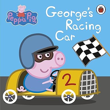 Peppa pig : george's racing car [board book]