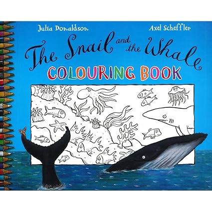The snail and the whale [colouring book]