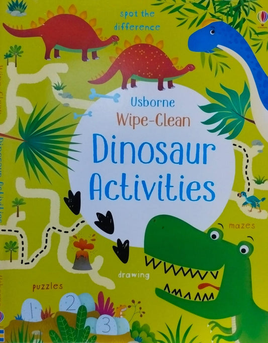 Wipe-clean dinosaur activities