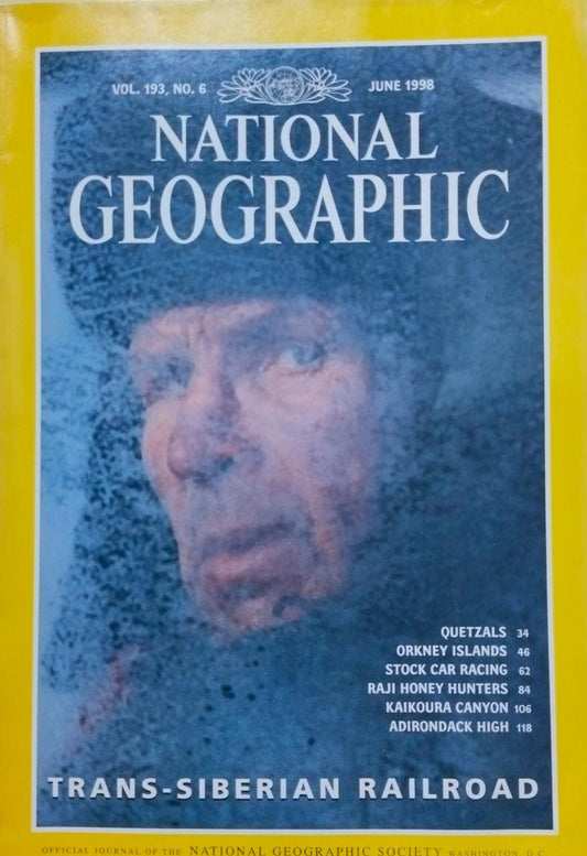 Trans-siberian railroad [national geographic][rare books][june 1998][Vol 193 No 6]