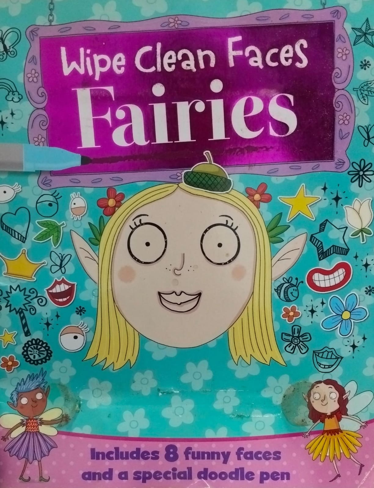Wipe clean faces fairies