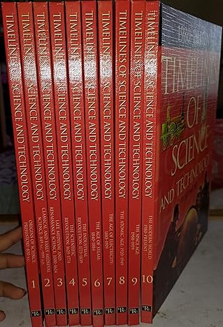 TIMELINES OF SCIENCE AND TECHNOLOGY 10 VOLUME SET [Hardcover] by CLARK JOHN O.E [rare books]