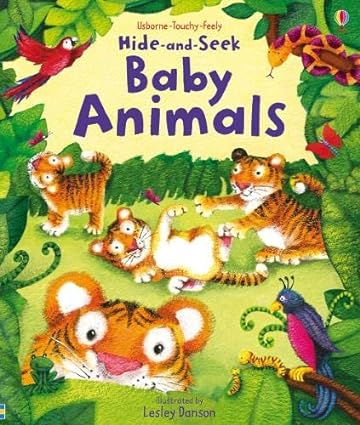 Baby Animals (Hide-and-Seek) Board book touch and feel