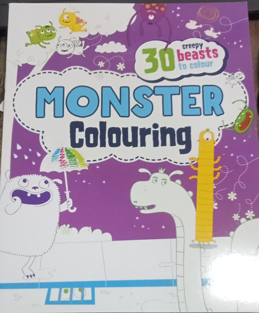 Monster Colouring (30 creepy beast to colour)