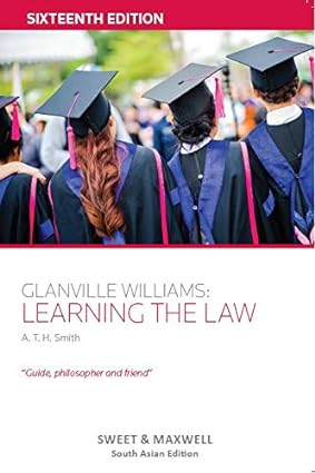 Glanville williams: learning the law