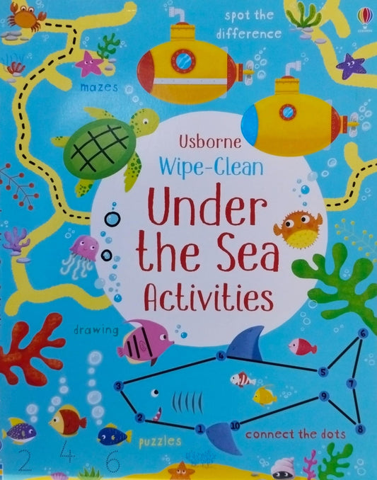 Wipe-clean under the sea activities