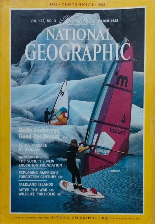 Hello anchorage, good-bye dream [national geographic][rare books][march 1988]