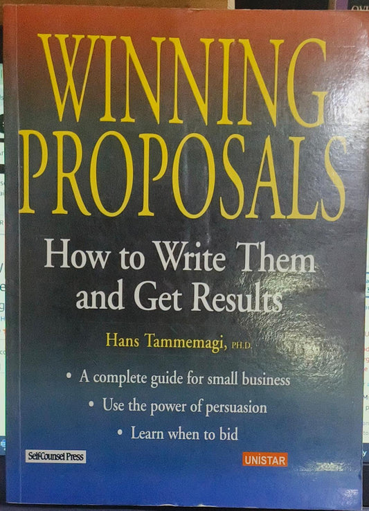 Winning Proposals [Rare books]
