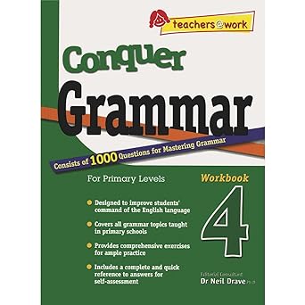 Sap conquer grammar for primary levels 4 [workbook]