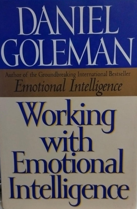 Working with emotional intelligence [hardcover][rare books]