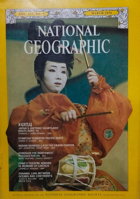 Kansai [National geographic][Vol 137 No 3][March 1970][rare books]