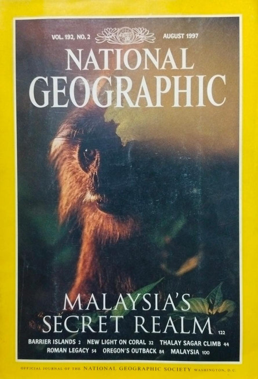 Malaysia's Secret Realm [National Geographic][August 1997][Vol 192 No 2][rare books]