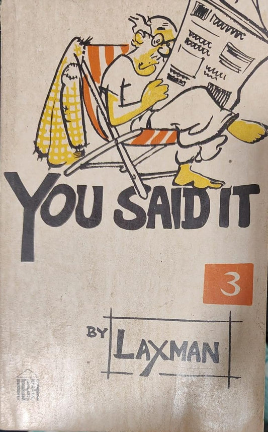 You said it 3 by R.K. Laxman [rare book]